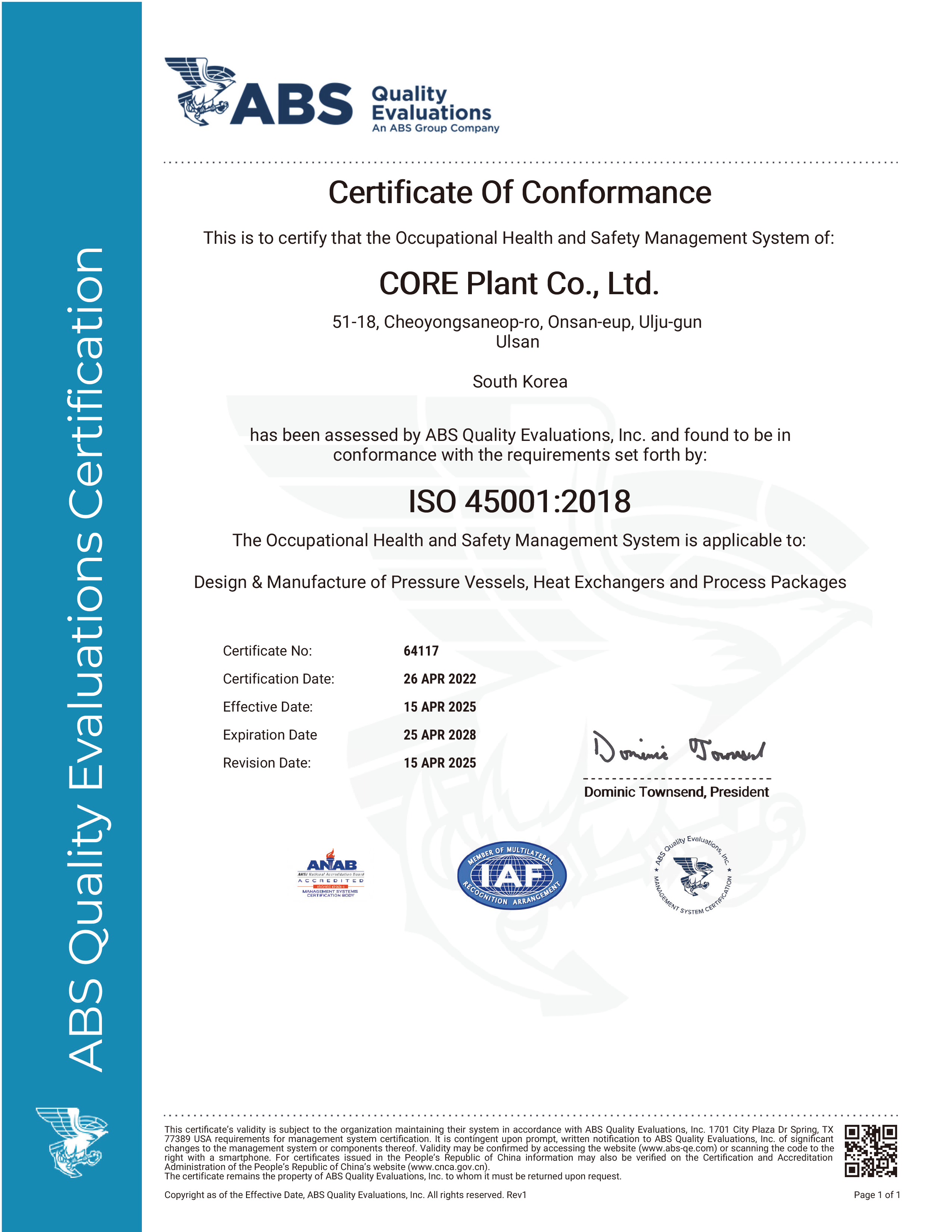 ISO45001:2018